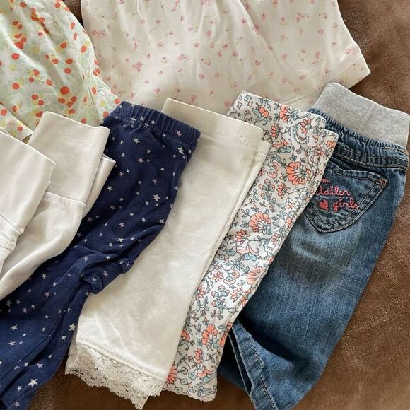 Huge Lot of 21 Baby Girl Summer Clothing Size 0-3 Months - Picture 7 of 13